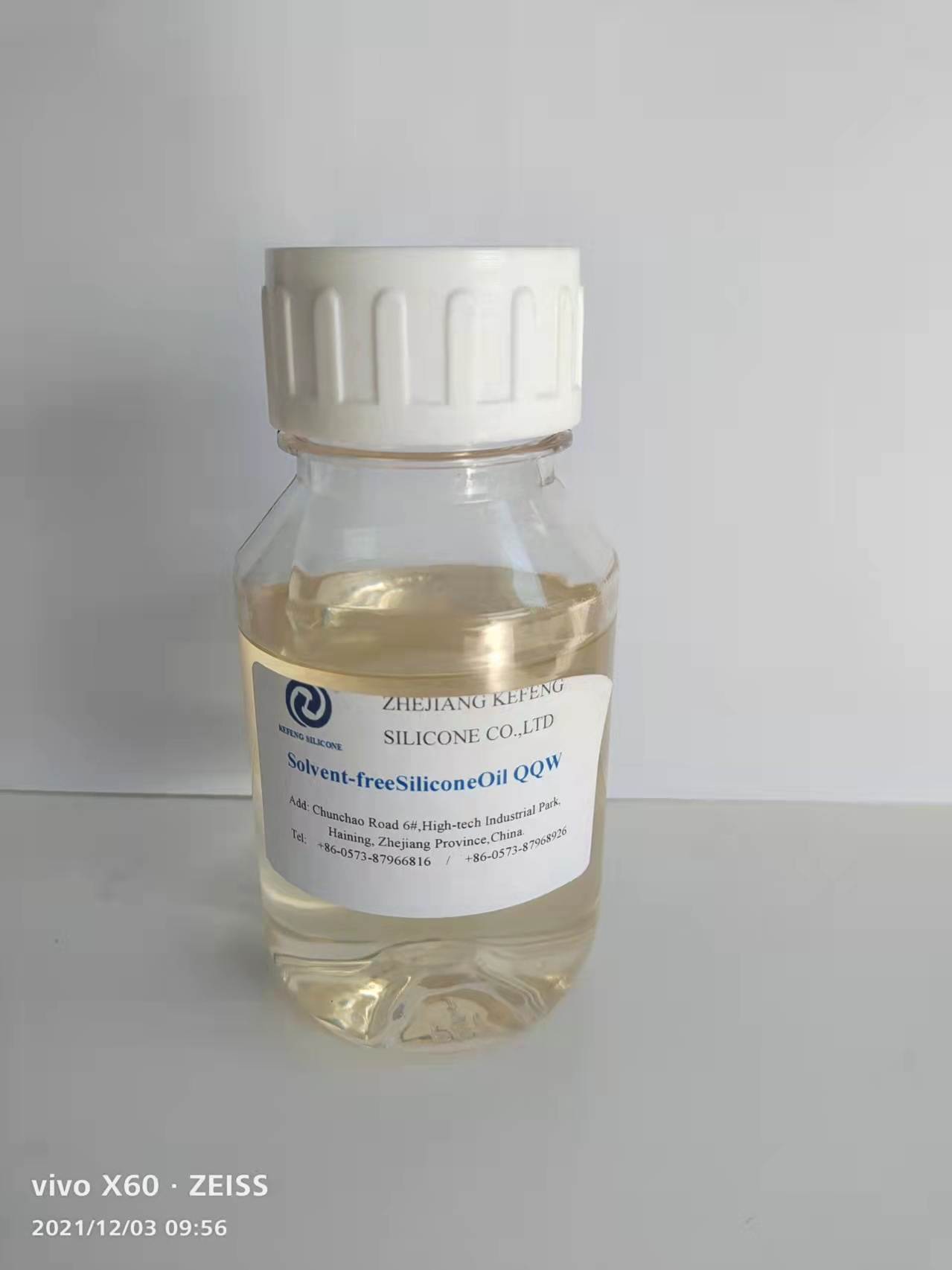 Aceite de silicona hidrofílico sin disolventes QQW